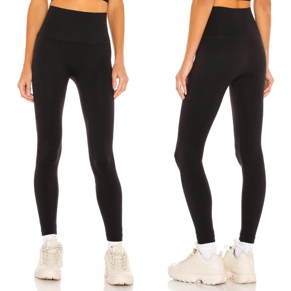SPANX Pants - Spanx Look at Me Now Leggings XL Black High Rise Tummy Control Seamless Shaping